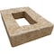 Ekena Millwork 4"W x 3"D x 7 7/8"H Universal Electrical Cover for StoneWall Faux Stone Siding Panels, Sandstone PNUEC04X08SD - alternate 7